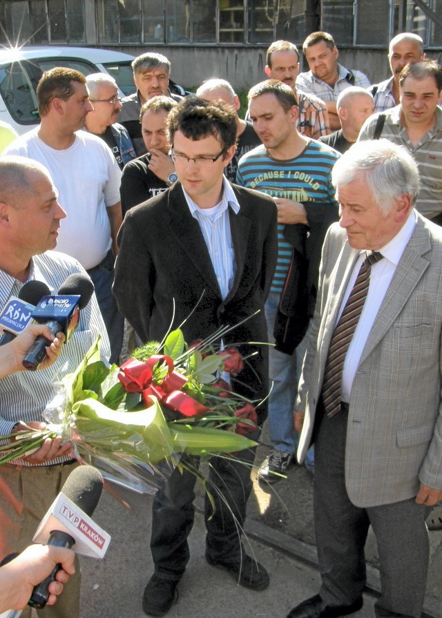 Hermann Weiler został bardzo ciepło przywitany przez załogę