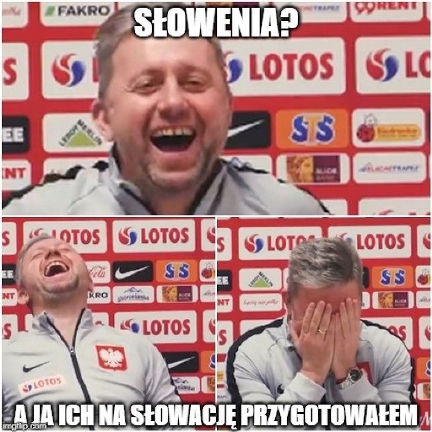 Memy po meczu Słowenia - Polska. Słaba gra naszych piłkarzy, czy z Austrią będzie lepiej?