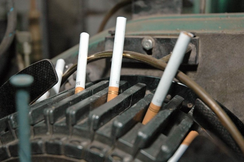Nielegalna fabryka papierosów zlikwidowana pod Siewierzem