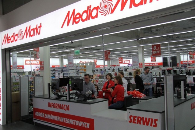 Zdjęcie z 2016 roku, przed oficjalnym otwarciem sklepu Media Markt w Tarnobrzegu