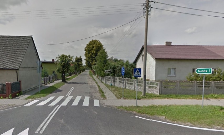Droga z Plewni do Kosmowa w gminie Ceków Kolonia pod...