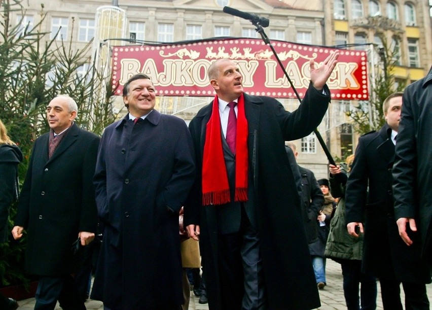 Do Wrocławia przyleciał José Manuel Barroso (ZDJĘCIA)