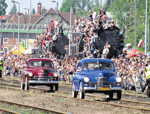 Na paradzie parowozów w Wolsztynie zobaczyć można najróżniejsze pojazdy... szynowe
