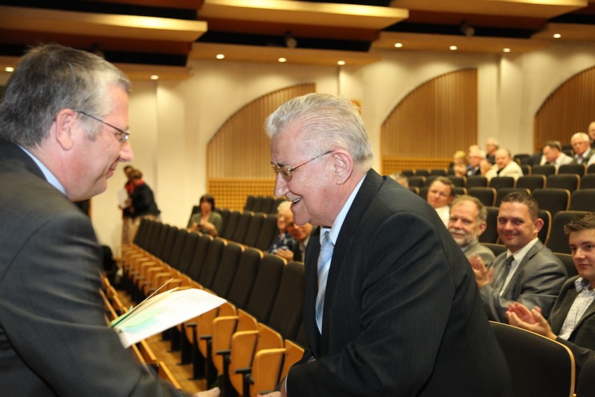 Górnośląski Tacyt dla prof. Rostropowicz i prof. Sulika [ZDJĘCIA]