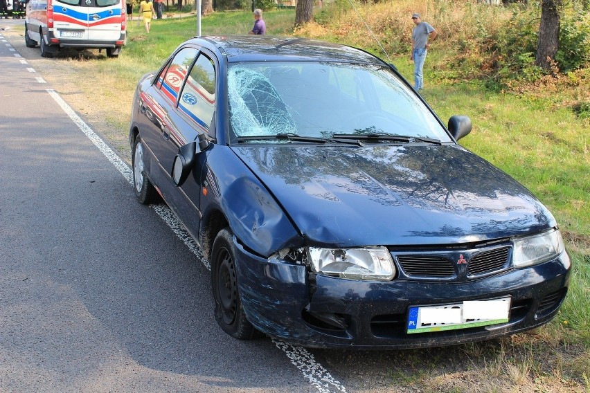 Potrącenie motorowerzysty w Adamowie. Są utrudnienia w ruchu