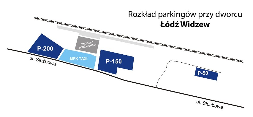 Łódź: 970 miejsc parkingowych na trzech dworcach [MAPKI]