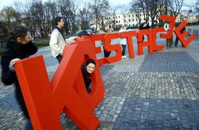 "Literki" reklamowały we wtorek Kontestacje na ulicach Lublina