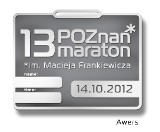 Medal 13. Poznań Maratonu dedykowany harcerskiemu jubileuszowi