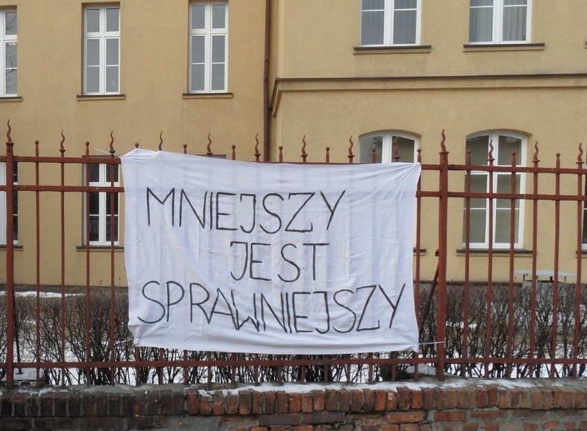 Siemianowice: Protest przeciwko likwidacji Sądu Rejonowego [ZDJĘCIA]