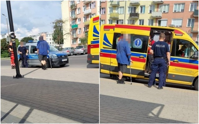 Szarpanina na ulicy Budowlanych we Włocławku