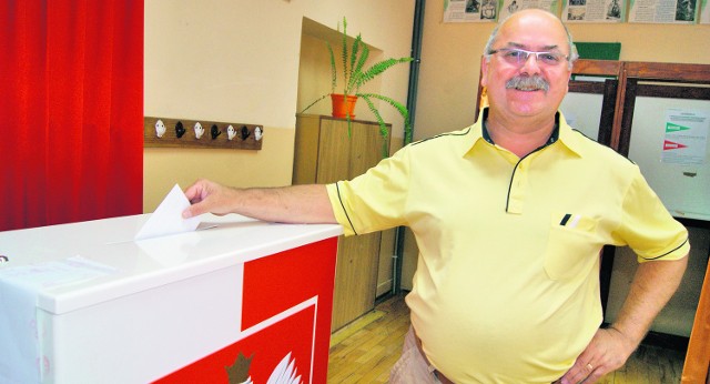 W Nowym Targu do wyborów stawali także mieszkańcy spoza Podhala. Głosował m.in. pan Bogdan, biznesmen z Gdańska