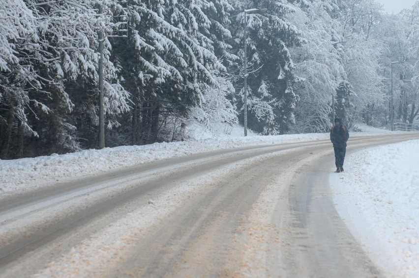 Zakopane znów białe. W nocy w mieście spadło ok. 10 cm śniegu i nadal sypie. Sezon narciarski uratowany?