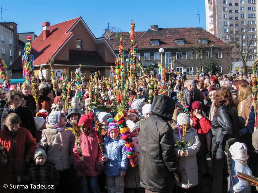 Z archiwum Tadeusza Surmy: Niedziela Palmowa w Stargardzie. Rok 2005