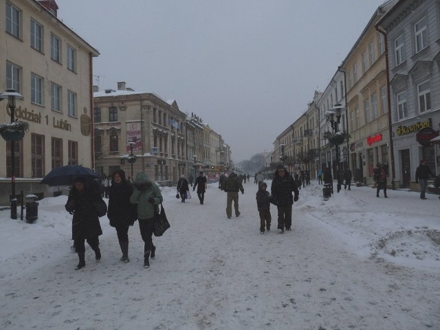 Lubelski deptak po godzinie 15