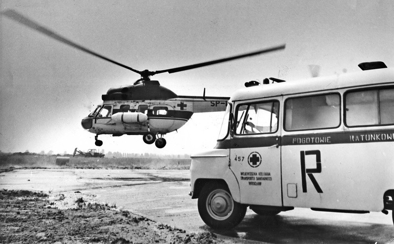 Śmigłowce Mi-2 służą ratownikom od 1979 roku. Ten, który...