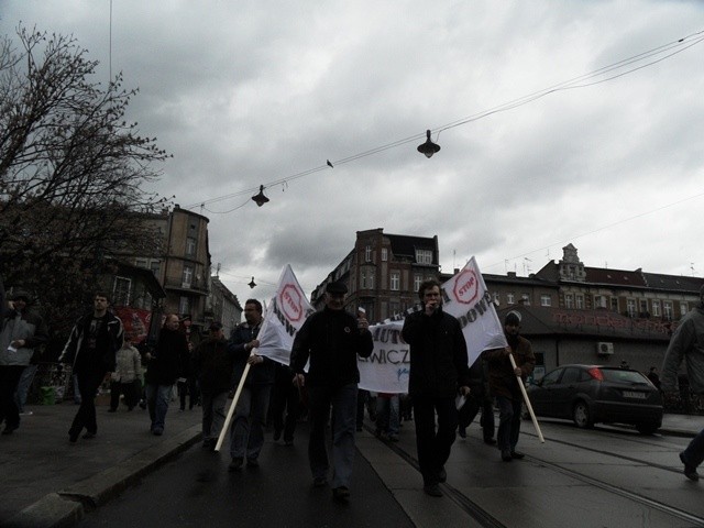 Gliwice: Protest przeciwko płatnej obwodnicy A4 [ZDJĘCIA, FILM]
