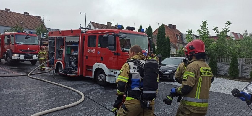 Pożar mieszkania na ulicy Poznańskiej w Kościanie