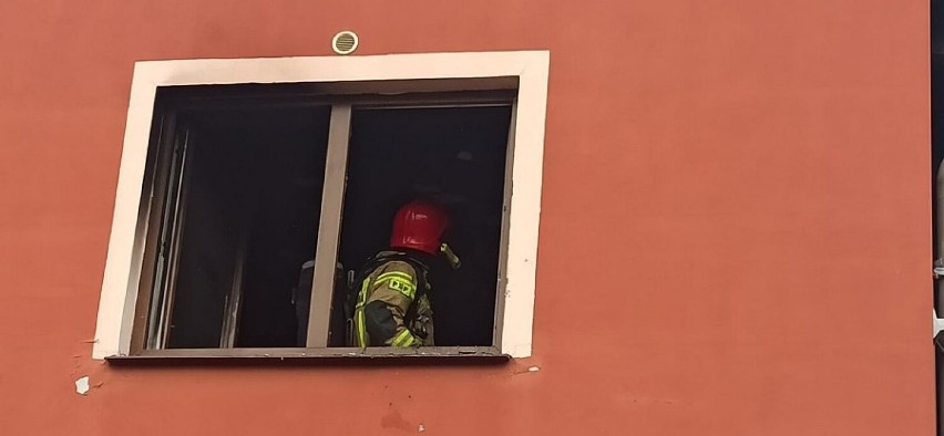 Pożar mieszkania na ulicy Poznańskiej w Kościanie