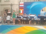 Orkiestra dęta z Rybnika we Lwowie zagrała dla kibiców Niemców i Portugalii