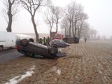 Wypadek Węgorzewo: zderzenie sześciu samochodów 