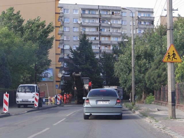 Remonty dróg Siemianowice: Rozpoczął się remont Wróblewskiego