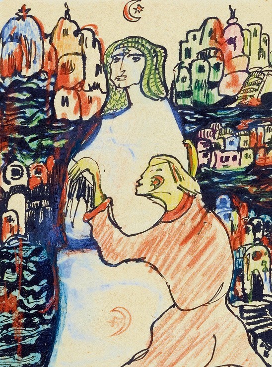 Else Lasker-Schuler, "Jussuf modeluje matkę", 1923