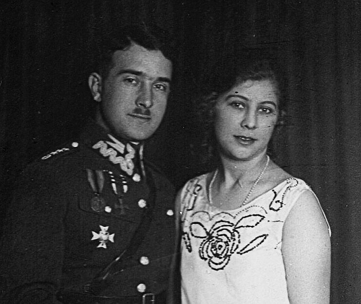 Grzegorz Doliwa-Dobrowolski z żoną Zofią (siostrą...