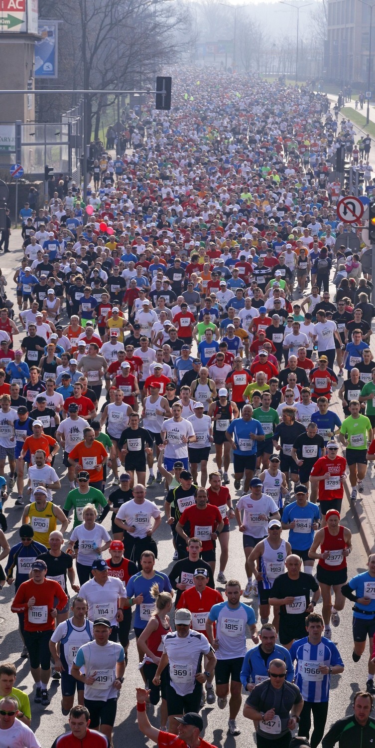Rekord półmaratonu z 2011 roku - udział 214 rolkarzy