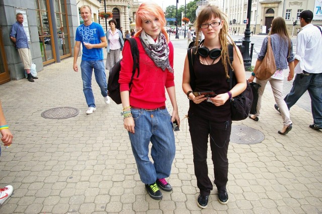 Nieliczne przedstawicielki hipsterów w Lublinie