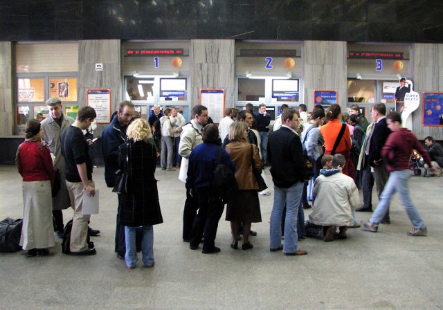 Niektórzy podróżni otrzymują bilety z niewłaściwą godziną odjazdu pociągu