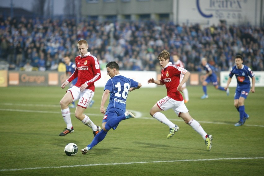 Ruch Chorzów - Wisła Kraków 3:1. Niebiescy mają sposób na Wisłę [ZDJĘCIA]