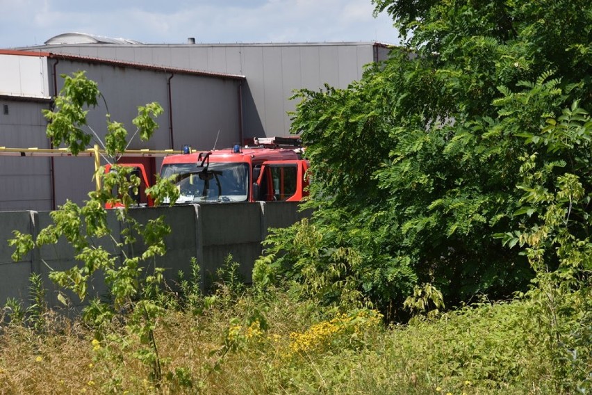 Pożar pustostanu przy ulicy Kolejowej w Śremie