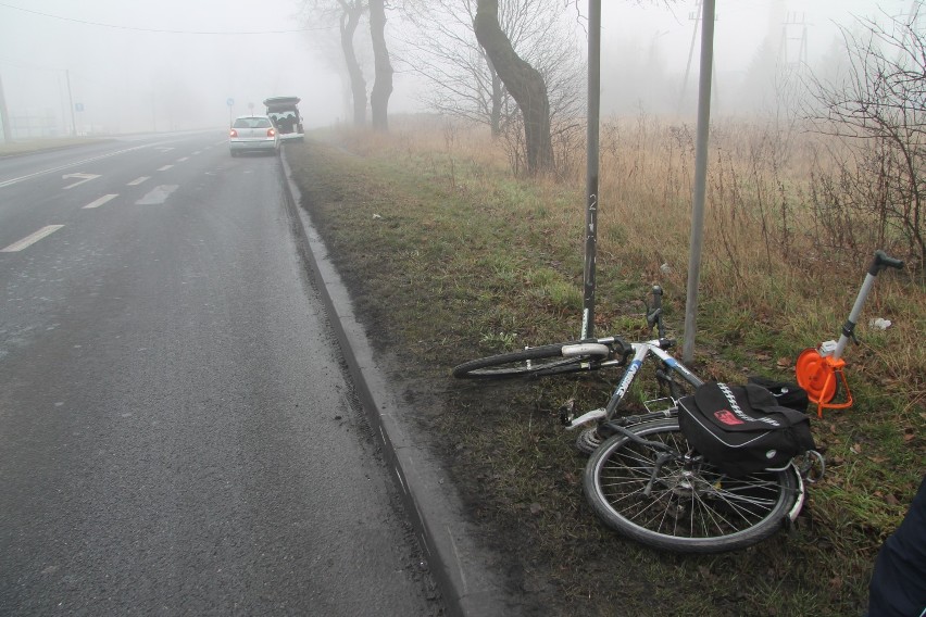 Ranny rowerzysta w Brzeszczach. Potrąciła go 19-latka