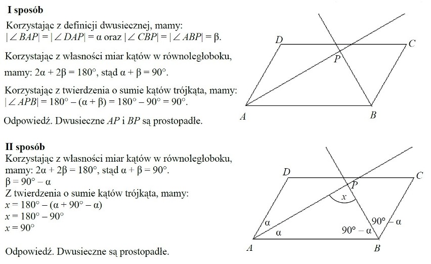 Egzamin gimnazjalny 2013. Odpowiedzi do testu ćwiczeniowego z matematyki