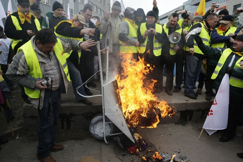 Protest kilku tysięcy energetyków