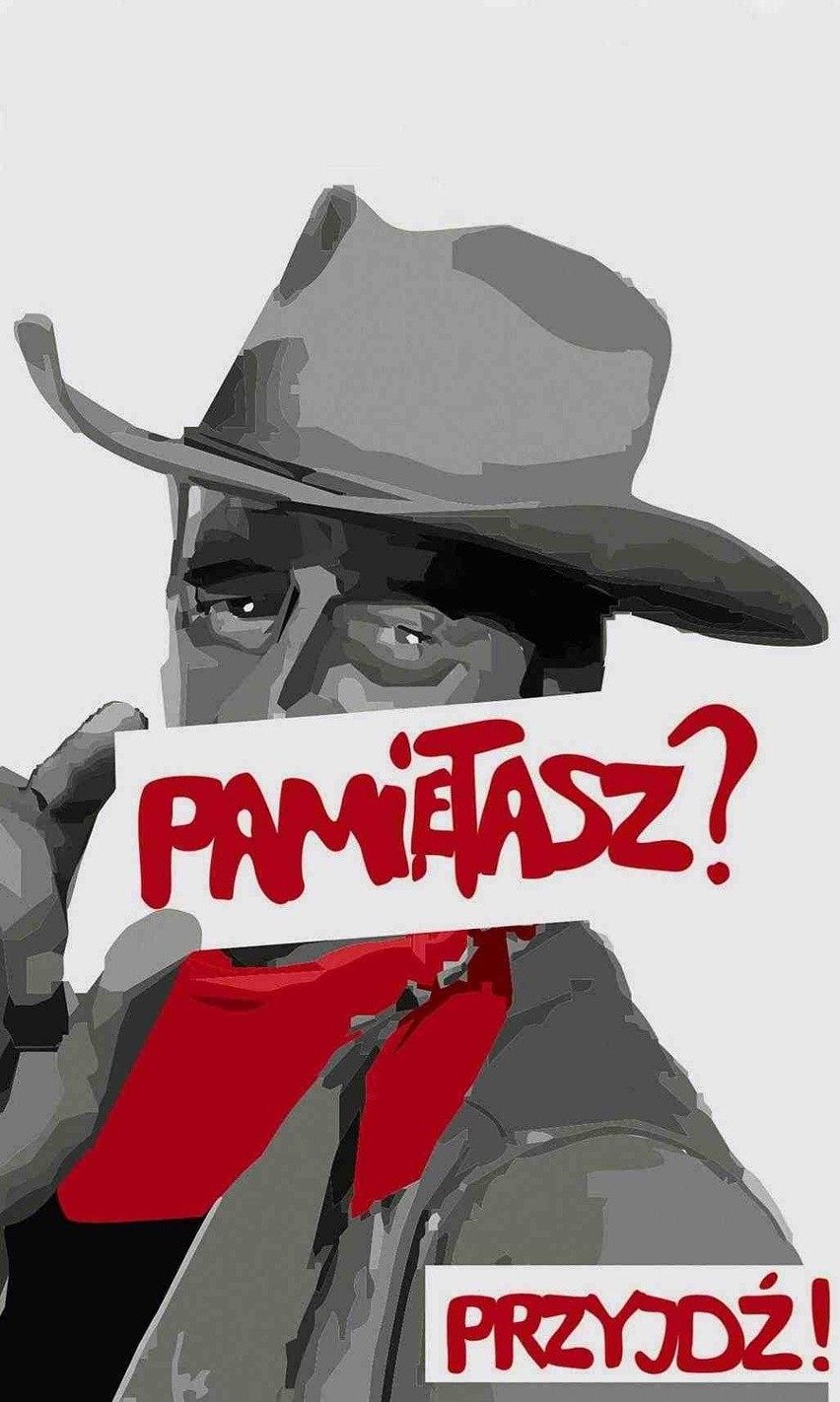 John Wayne z plakatu śląsko-dąbrowskiej 
Solidarności