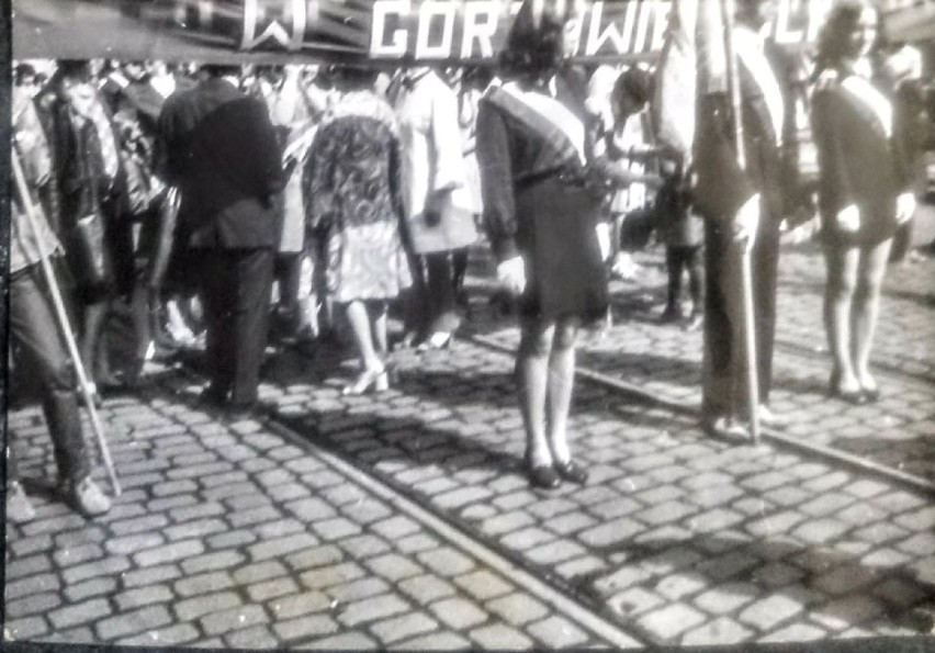 Pochód w Gorzowie z okazji 1 maja w 1973 r.