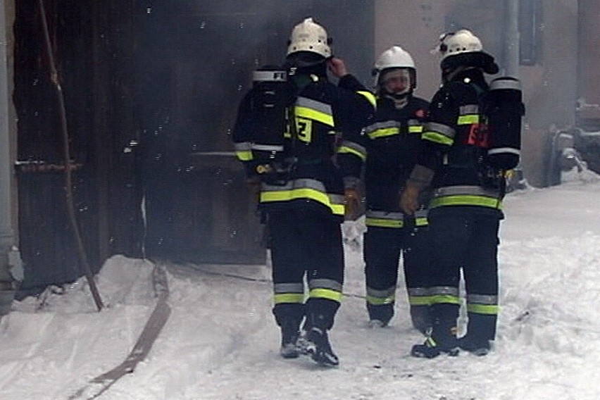 Ćwiczenia strażaków w Łagiewnikach
