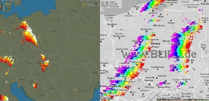 blitzordung.de i blids.de - Najdokładniejsze serwisy,...