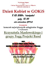 Koncert na Dzień Kobiet w Filipowie. Będą szlagiery Mieczysława Fogga