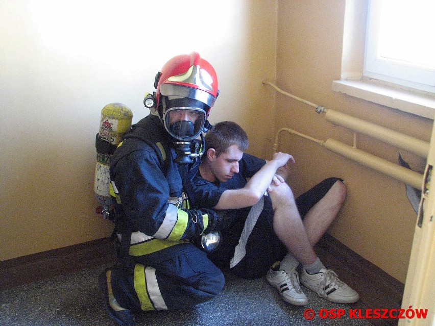 Ćwiczenia strażacy Pawlikowskiego Żory