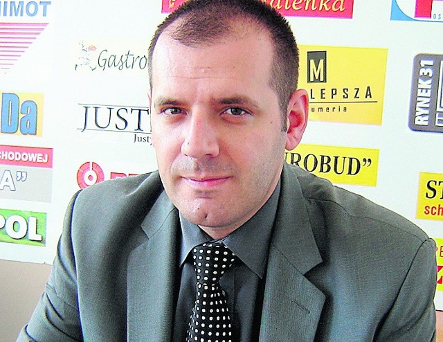 Artur Bieliński, pełniący obowiązki prezesa ŻKS Ostrovii Ostrów