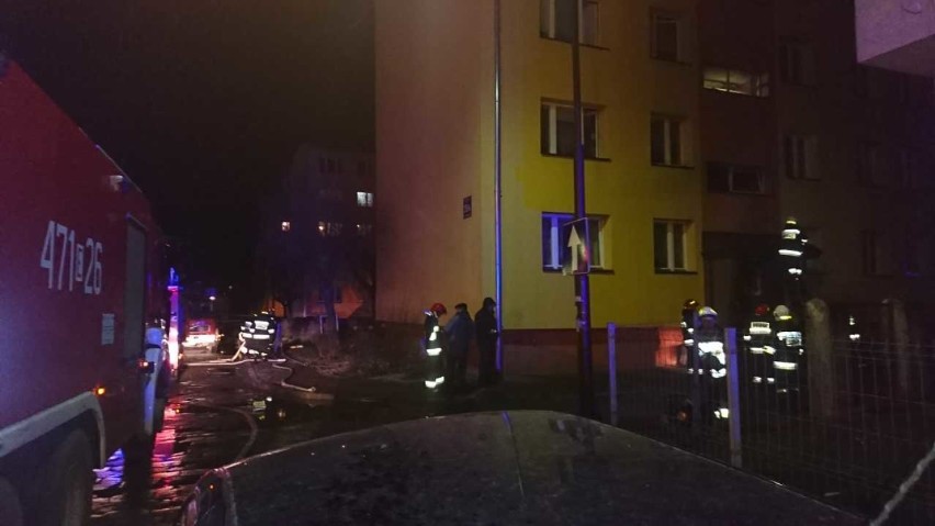 Pożar w mieszkaniu przy ul. Partyzantów. Straty około 200...