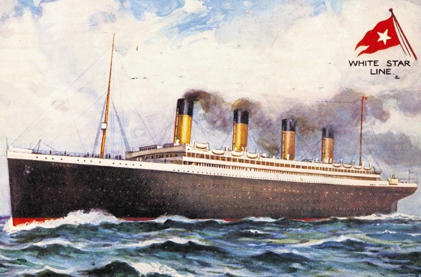 "Titanic" w wizji artysty. Proporcje ciut się nie zgadzają,...