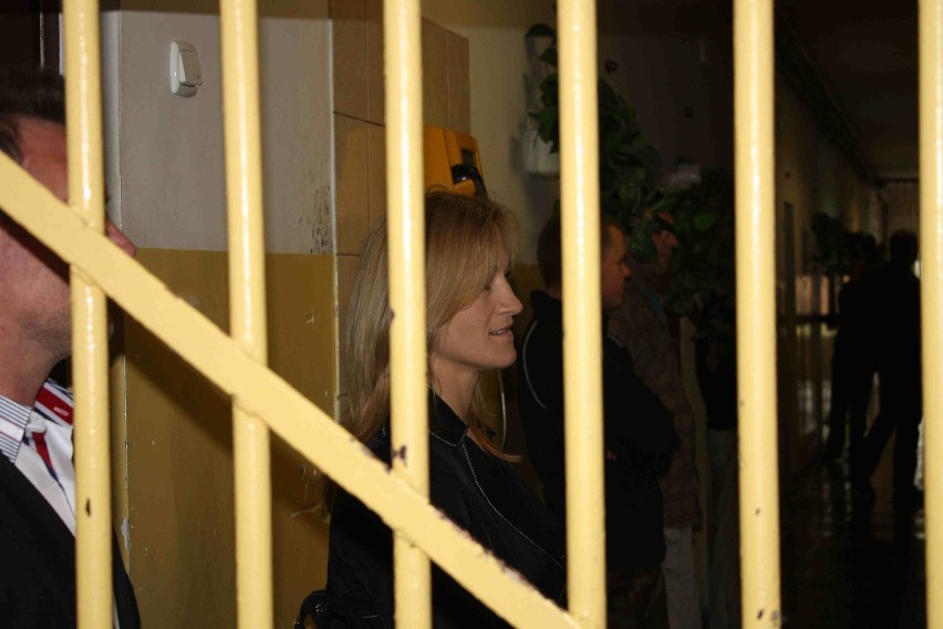Spotkanie Iwony Guzowskiej z więźniami w Zakładzie Karnym na Przeróbce
