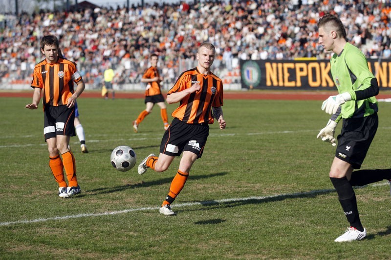 Piłka nożna: Chrobry Głogów - Górnik Wałbrzych 4:1 (ZDJĘCIA)