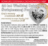 Konkurs Dziennika Zachodniego i NBP z okazji 20 lat WOŚP