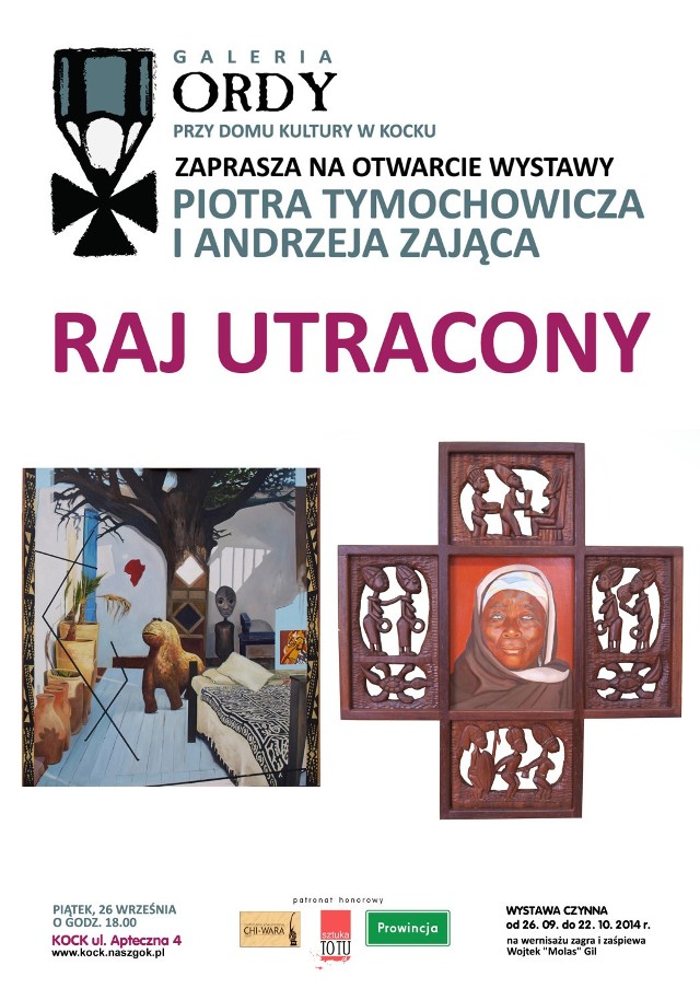 Wystawa Piotra Tymochowicza i Andrzeja Zająca "Raj Utracony"