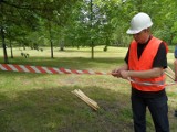 Park Podłęże w Jaworznie. Ogrodzili teren pod stadion lekkoatletyczny [ZDJĘCIA]