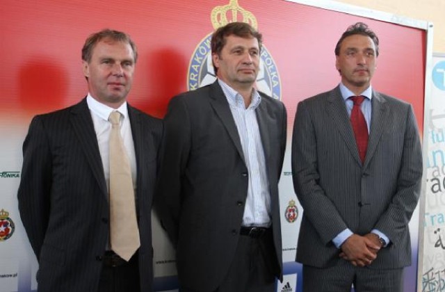 Oni rządzą w Wiśle, od lewej: dyrektor sportowy Stan Valckx, prezes Bogdan Basałaj oraz trener Robert Maaskant